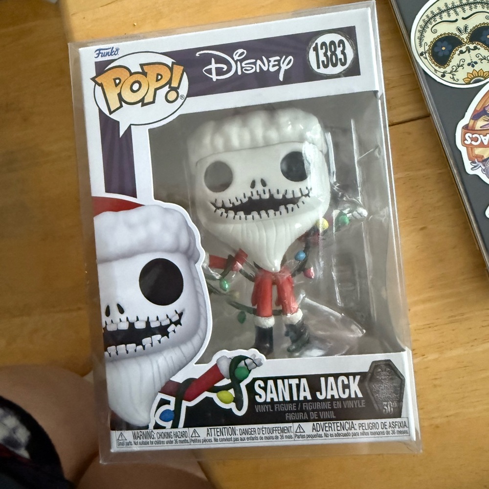 Funko Pop! Santa Jack Vinyl Figure - Red, White, Black